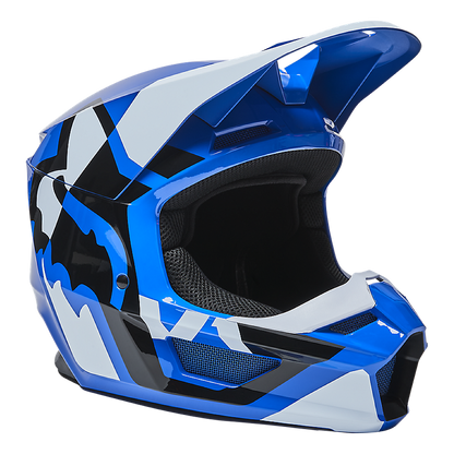 FOX YOUTH V1 LUX ECE HELMET - BLUE Blaster